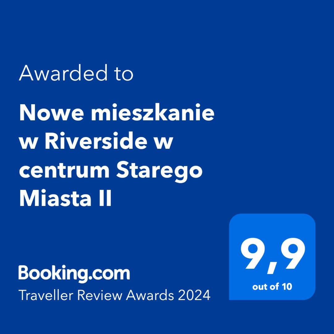 Nowe Mieszkanie W Riverside W Centrum Starego Miasta II Z Parkingiem Gdańsk Kültér fotó