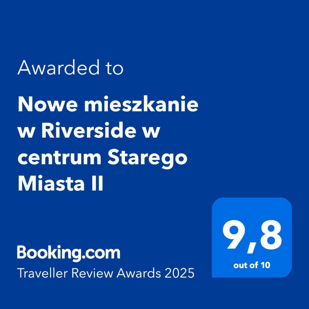 Nowe Mieszkanie W Riverside W Centrum Starego Miasta II Z Parkingiem Gdańsk Kültér fotó